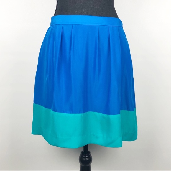 J. Crew | Color Block Skirt | 6 - Picture 3 of 6
